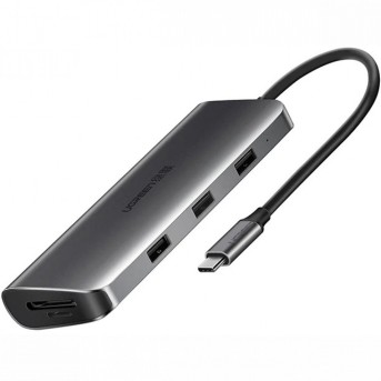 Конвертер Ugreen CM179 USB-C To 3*USB 3.0 A+HDMI+VGA+RJ45 Gigabit+SD/TF+PD Converter, 40873 в Metoo.kz - Metoo (4)