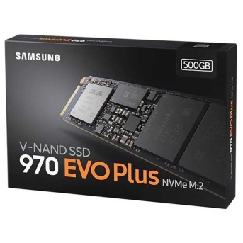 Твердотельный накопитель SSD Samsung 970 EVO PLUS, MZ-V7S500BW, 500 ГБ, M2, NVMe,чтение: 3500 МБ/с,запись: 3300 МБ/с,TLC в Metoo.kz - Metoo (5)