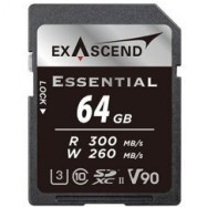 Карта памяти SD Exascend Catalyst, 64Gb, SDXC II, UHS-II (V90), R300/W280..