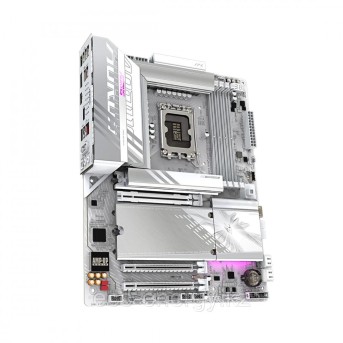Материнская плата GIGABYTE Z890M AORUS ELITE WF7 ICE, LGA1851, Z890, 4xDDR5, HDMI+DP, 3xM.2, mATX в Metoo.kz - Metoo (3)