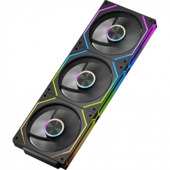 Вентилятор для корпуса PCCooler F3 X120R ARGB BK 1x(120x120x25mm) 800-1800RPM 54CFM Black в Metoo.kz - Metoo (3)