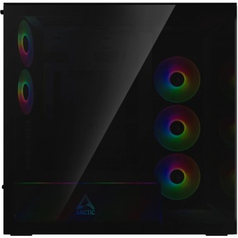 Компьютерный корпус Arctic Xtender Black(Tinted Glass), 5 ARGB FAN, USB-C, 2xUSB-A, E-ATX в Metoo.kz - Metoo (3)