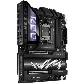 Сист. плата ASUS ROG CROSSHAIR X870E HERO,X870E,AM5,4xDIMM DDR5,2xPCI-E x16 ,5xM.2,4xSATA,HDMI,WIFI7,BOX в Metoo.kz - Metoo (2)