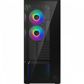 Компьютерный корпус Arctic Xtender Black(Mirror Glass), 5 ARGB FAN, USB-C, 2xUSB-A, E-ATX в Metoo.kz - Metoo (2)