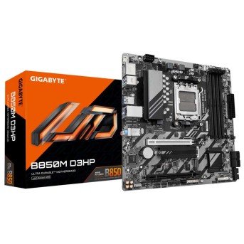 Материнская плата GIGABYTE B850M D3HP, AM5 B850, 4xDDR5, 2xDP+2xHDMI, USB4, mATX в Metoo.kz - Metoo (4)