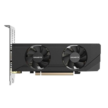 Видеокарта 6Gb PCI-E GDDR6 GIGABYTE GV-N3050OC-6GL, 2xDP+2xHDMI, Low Profile, PCIe4.0 в Metoo.kz - Metoo (1)