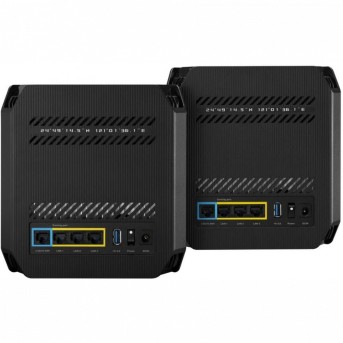 Wi-Fi Mesh Система ASUS ROG Rapture GT6 (B-2-PK), Wi-Fi 6E, 802.11ax, 574+4804+4804Mbps, 2pak, black в Metoo.kz - Metoo (7)