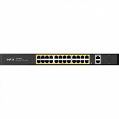 Коммутатор Netis P124GH, 24x10/<wbr>100 LAN PoE, 2xGigabit Uplink, 2xSFP, 320W PoE