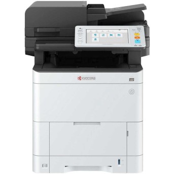 МФУ лазерное Kyocera ECOSYS MA3500cix (A4), цветное, Printer/Scanner/Copier, 1200x1200 dpi, 35 ppm, 1,5 GB, 1.2 GHz, tray 100+250 sheets, DADF 100 sheets, USB+Ethernet, Duplex, 7" touchscreen, HyPAS, drum 200k, starter toner 1102YK3NL0 в Metoo.kz - Metoo (1)