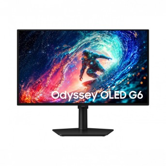 Монитор 27" SAMSUNG Odyssey OLED G6 G61SH LS27HG610SIXCI 2560x1440 240Hz 0.03мс 400кд/м2 1xDP 1xHDMI в Metoo.kz - Metoo (1)