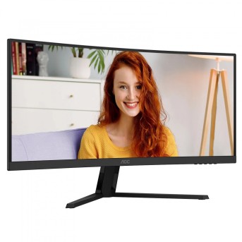 Монитор 34" AOC CU34B3E/01 VA 3440x1440 120Hz 1500R 4ms 300cd/m2 3500:1 1xHDMI 1xDP 1хAudio out в Metoo.kz - Metoo (2)