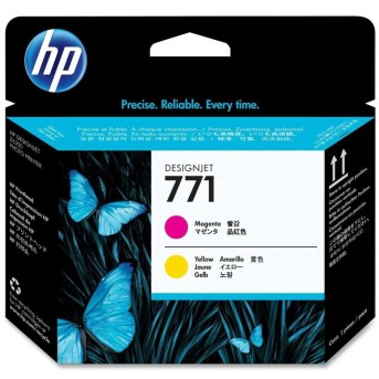 Печатающая головка HP 771 для HP DJ Z6200 (О)CE018A пурпурный/<wbr>желтый - Metoo (1)