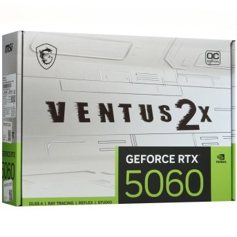 Видеокарта MSI GeForce RTX 5060 8G VENTUS 2X OC WHITE, 8G GDDR7 128bit 1xHDMI 3xDP G5060-8V2CW в Metoo.kz - Metoo (5)