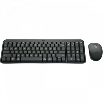 Клавиатура+мышь Logitech MK250 Wireless, 99 keys, EN/RU, 2xAAA, 1000DPI, 1xAA, BT 5.1, Черный в Metoo.kz - Metoo (2)