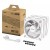 Вентилятор для корпуса ASUS PRIME MR120 FAN ARGB REVERSE WHITE 3IN1 120x120x28 MR120-1R/WH/3 IN 1// в Metoo.kz - Metoo (4)