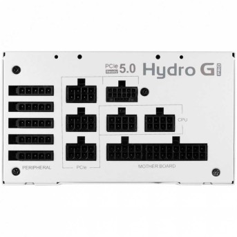 Блок питания FSP Hydro G PRO HG2-1000 GEN5 White, 1000W, Modular, Active PFC >0,9, 80+ GOLD, ATX3.0 - Metoo (5)