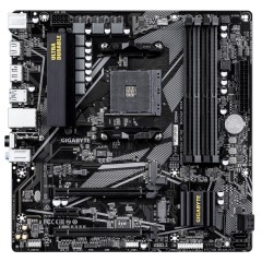 Материнская плата GIGABYTE B550M DS3H AC R2, AM4, 4xDDR4, PCIe4.0, DVI+HDMI, 2xM.2, mATX..