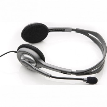 Гарнитура Logitech H111 Stereo, 3.5 Jack, Черный в Metoo.kz - Metoo (5)