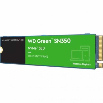 Твердотельный накопитель 1000GB SSD WD GREEN SN350 M.2 2280 NVMe R3200MB/s W2500MB/s WDS100T3G0C в Metoo.kz - Metoo (1)