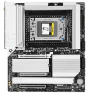 Материнская плата GIGABYTE TRX50 AERO D, sTR5, TRX50, 4xDDR5, 2xPCIe5.0, 4xM.2, 8xSATA, E-ATX