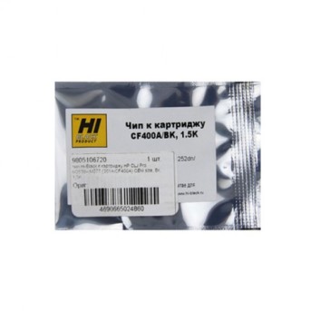 Чип Hi-Black к картриджу HP CLJ Pro M252dw/M277 (CF400A) non OEM size, Bk, 1,5K в Metoo.kz - Metoo (1)