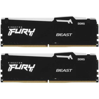 ОЗУ Kingston FURY Beast EXPO RGB 16Гб (8x2) DIMM DDR5, 5600MT/s, CL40 1.25В, KF556C36BBEAK2-16 в Metoo.kz - Metoo (1)