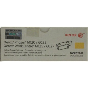 Принт-картридж Phaser 6020/6022/WC 6025/6027, 1K (О) желтый 106R02762 в Metoo.kz - Metoo (1)