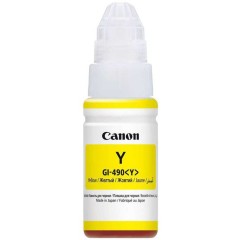 Чернила Canon GI-490Y PIXMA G1400/<wbr>2400/<wbr>3400, 70мл (О) жёлтые 0666C001
