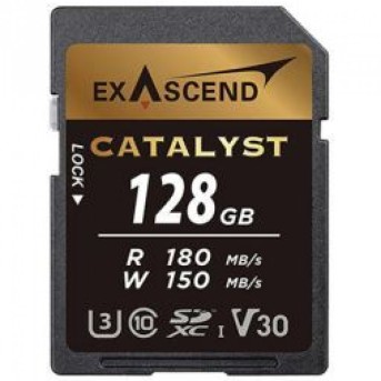 Карта памяти SD Exascend Catalyst, 128Gb, SDXC I, UHS-I (V30), R180/W150 в Metoo.kz - Metoo (1)