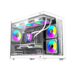 Компьютерный корпус DarkFlash B275 PRO, White, mATX..