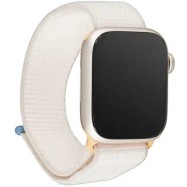 Apple Watch Series 9 GPS 41mm Starlight Aluminium Case with Starlight Sport Loop (MR8V3QR/A)