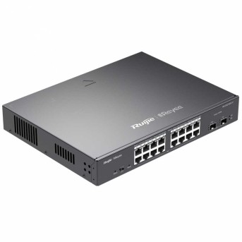Коммутатор управляемый Reyee RG-ES218GC-P, 16Gb x PoE, 2 SFP Uplink, PoE 240W в Metoo.kz - Metoo (1)
