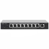 Коммутатор управляемый Reyee RG-ES209GC-P, 8Gb x PoE, 1Gb Uplink, PoE 120W..