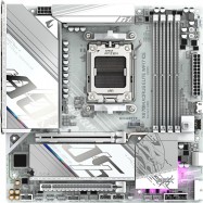 Материнская плата GIGABYTE X870M AORUS ELITE WF7 ICE, AM5, X870, 4xDDR5, 2xHDMI+2xUSB4, 2xM.2, mAT..