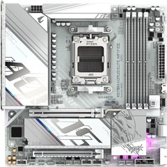 Материнская плата GIGABYTE X870M AORUS ELITE WF7 ICE, AM5, X870, 4xDDR5, 2xHDMI+2xUSB4, 2xM.2, mAT..