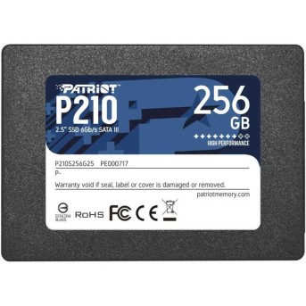Твердотельный накопитель SSD 256 Gb SATA 6Gb/s Patriot P210 P210S256G25 2.5" 3D TLC в Metoo.kz - Metoo (2)