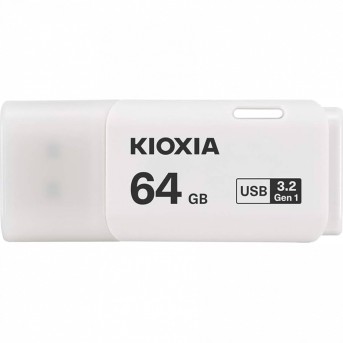KIOXIA LU301W064GG4; 64GB USB 3.2 Gen 1 KIOXIA Hayabusa U301 WHITE - RETAIL в Metoo.kz - Metoo (1)