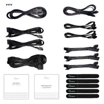 Блок питания Ocypus Iota P850 Черный 850W Full Modular, 80+ GOLD, КПД 91% Iota-P850-G1FFBK024X-EU в Metoo.kz - Metoo (6)