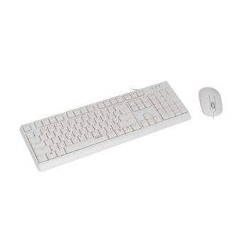 Комплект Клавиатура + Мышь Rapoo X130PRO White - Metoo (1)