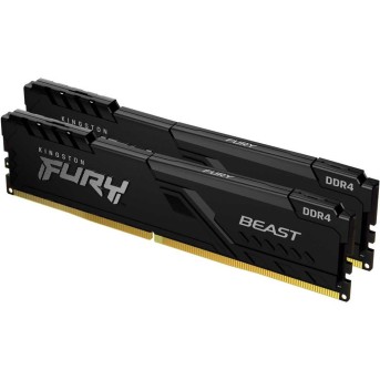 Модуль памяти Kingston Fury Beast KF432C16BBK2/16 DDR4 DIMM 16Gb KIT (2x8) 3200 MHz CL16 в Metoo.kz - Metoo (1)