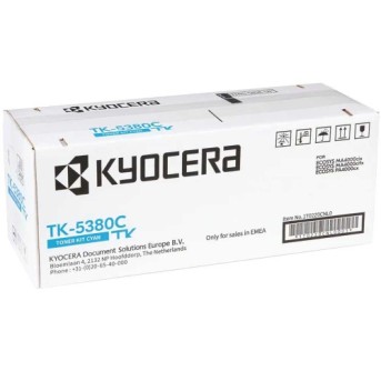 Тонер-картридж TK-5380C 10 000 стр. Cyan для ECOSYS PA4000cx/ ECOSYS MA4000cix, ECOSYS MA4000cifx 1T02Z0CNL0 в Metoo.kz - Metoo (1)