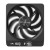 Кулер для корпуса FSP ZenFAN, 120x140x25mm, 800-1600rpm, Digital Display(RPM & Temperature), Black в Metoo.kz - Metoo (1)