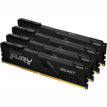 Модуль памяти Kingston Fury Beast KF556C40BBK4-128 DDR5 DIMM 128Gb (4x32) 5600 MHz CL40 (8473302008) в Metoo.kz - Metoo (2)