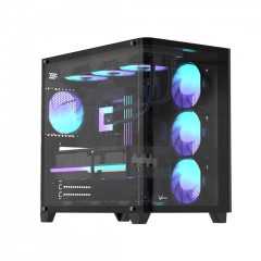 Компьютерный корпус Formula V Crystal U2 Floe Black без Б/<wbr>П