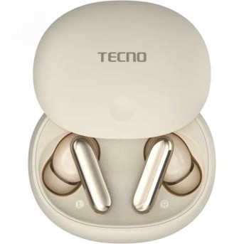 Наушники TECNO True 1 Air TU01 Air Creamy White в Metoo.kz - Metoo (1)