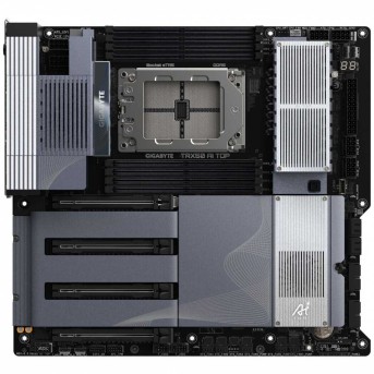 Сист.плата GigabyteTRX50 AI TOP 1.0, TRX50, TR5, 8xECC RDIMM DDR5, 4xPCI-E x16, 2xUSB 4.0 Type C, WIFI7, BOX в Metoo.kz - Metoo (2)