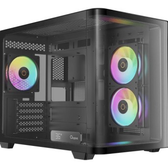 Корпус Ocypus Iota C50 BK Curve ARGB Digital mATX/ITX 2xUSB Type-C Черный Iota-C50-BKD300CD-GL в Metoo.kz - Metoo (8)