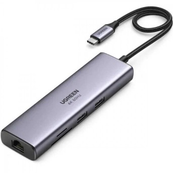 Hub UGREEN CM512 USB-C Multifunction Adapter with Ethernet Interface 60515 в Metoo.kz - Metoo (2)