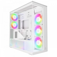 Компьютерный корпус Arctic Xtender VG White(Clear Glass), 5 ARGB FAN, USB-C, 2xUSB-A, E-ATX..