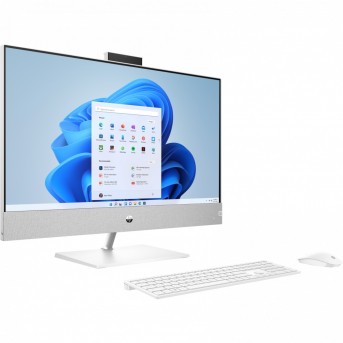 Моноблок HP 7Y054EA Pavilion 24-ca2016ci 23,8'' FHD (1920 x 1080) IPS/Intel Core i5-13400T 1,3Ghz (10Cores)/16GB/512GB/Integrated/Wi-Fi 6/BT5.3/5MP Camera/Wireless mouse+keyboard/Windows 11 Home/1Y/White в Metoo.kz - Metoo (1)